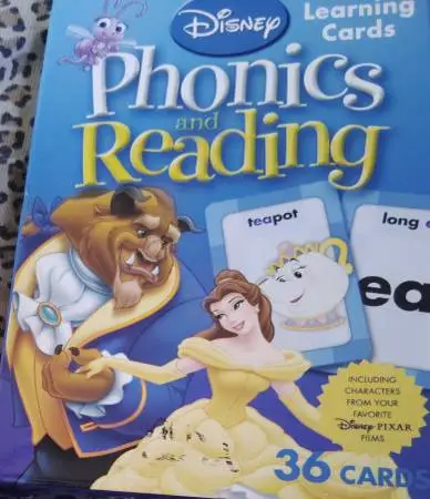 Disney Learning Cards Phonics and Reading (New)