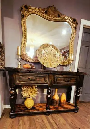 BREATHTAKING UNIQUE ENTRANCE TABLE CONSOLE TABLE TV STAND