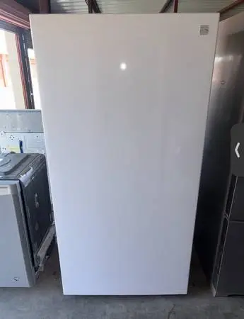 White Kenmore Standing Freezer
