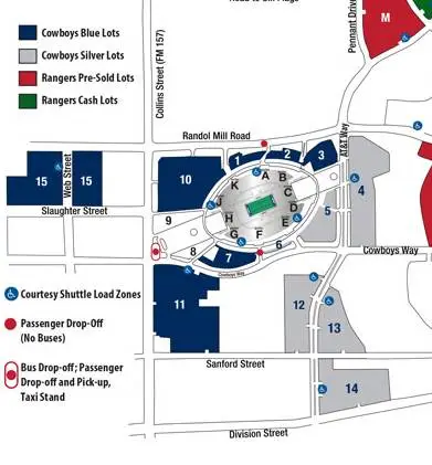 Dallas Cowboys PARKING (LOT 10)ALL GAMES /TAILGATE CLOSE to STADIUM