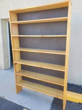 Solid wood large bookshelf