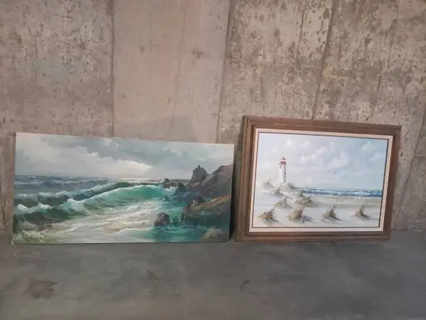 Pair Of Seascape Paintings
