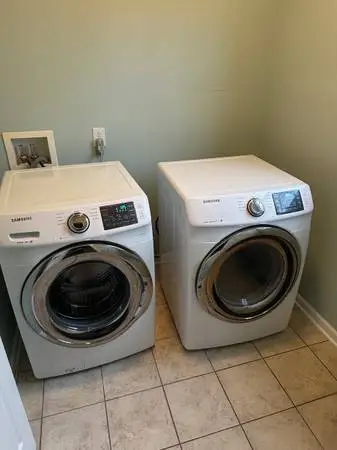 Samsung front load washer & dryer (stackable)