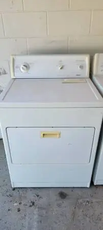 Dryer Super Capacity comes with a 60 day warranty can deliver