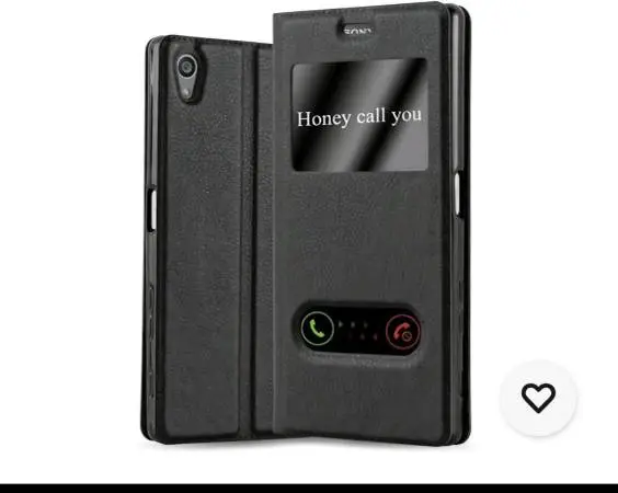 Sony Xperia XA1 Ultra Double Window Display Cut Outs Wallet Case Cover