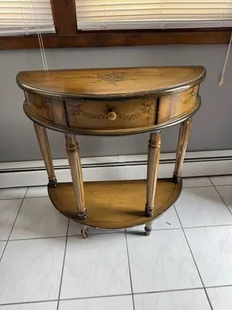 Household Wooden Table With Drawer