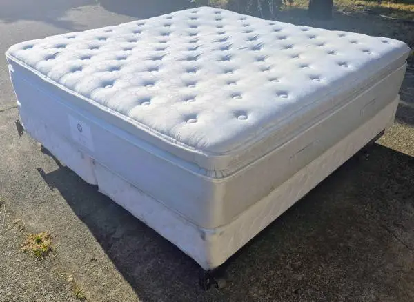 KING SIZE HOTEL COLLECTION GRAND PILLOWTOP MATTRESS SET EURO