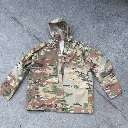 Camo rain jacket XL
