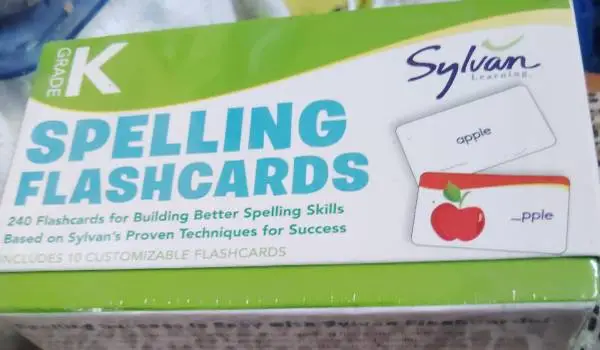 Sylvan Spelling Flashcards - Grade K (New)
