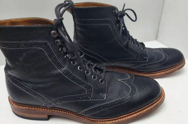 Stacy Adams Madison II Wingtip Lace Leather Boots