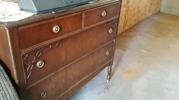 Antique Dresser with Mirror