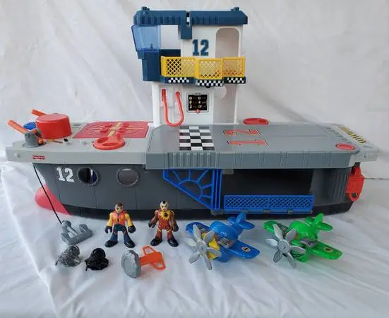 Fisher Price Imaginext Sky Racers Aircraft Carrier Set