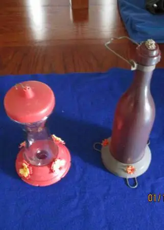 Hummingbird feeders