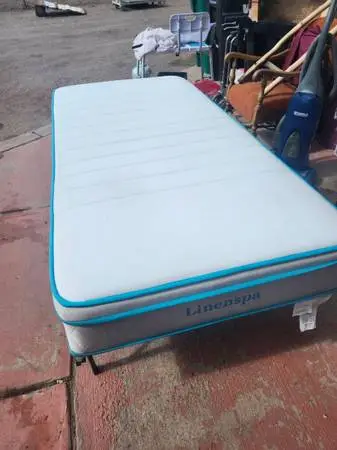 Twin bed, pillow top, extea long