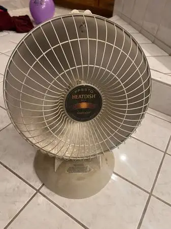 Presto heat dish parabolic heater