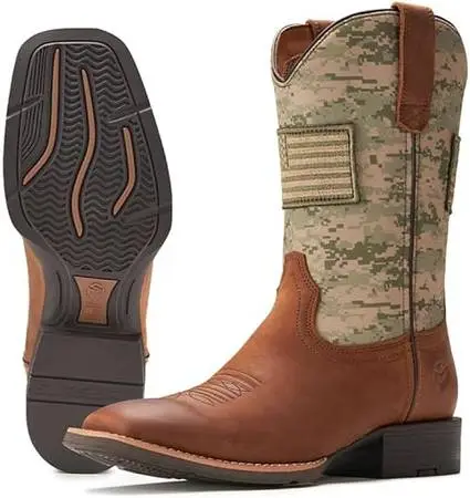 NEW! Mens Square Toe Boots, size 10