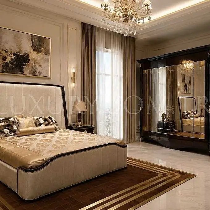 Mansion Kahverengi Yatak Odası