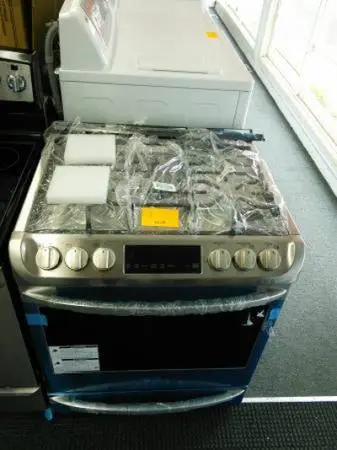 🍡📛 B&R NEW LG SLIDE IN ALL GAS STAINLESS RANGE OVEN