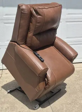 Pleather Power Lift and Recliner Chair