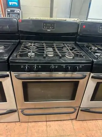 Gas Stove Stainless Steel 5 Burner