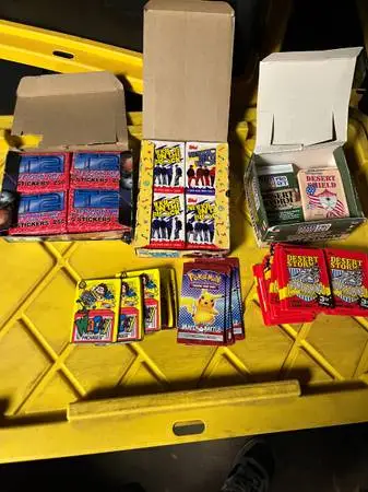 Wax pack trading card lot