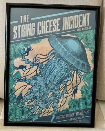 RARE 2016 STRING CHEESE INCIDENT CONCERT POSTER