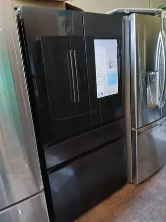 Samsung black family counter depth refrigerator