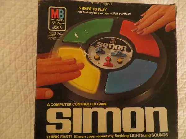 Simon Original 1978 Electronic game light sound memory multiplayer