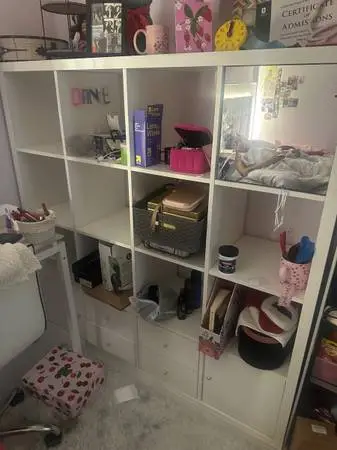 Cube shelf white IKEA