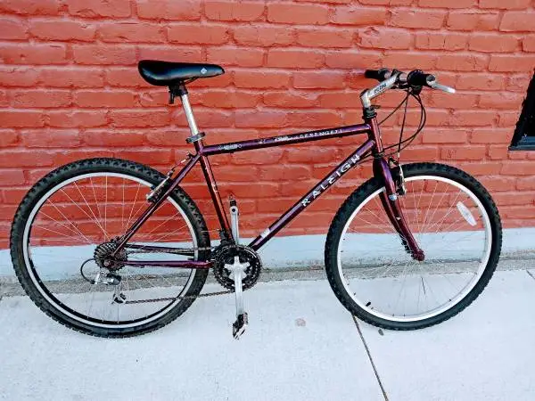 1990s Raleigh Serengeti, 21-speed Bicycle. 18 frame