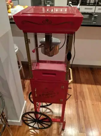 Old fashioned Movie Time Popcorn movie theater