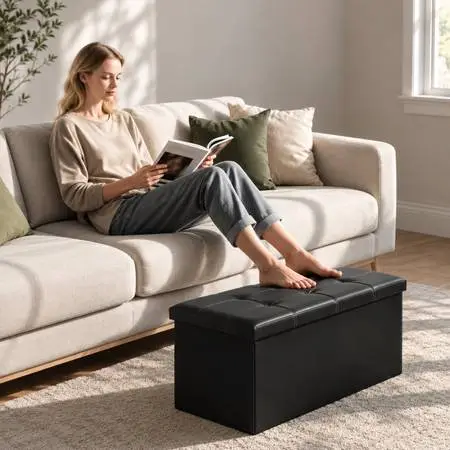 [NEW] Storage Ottoman Bench - 30 x 15 x 15