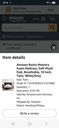 Brand new twin mattress