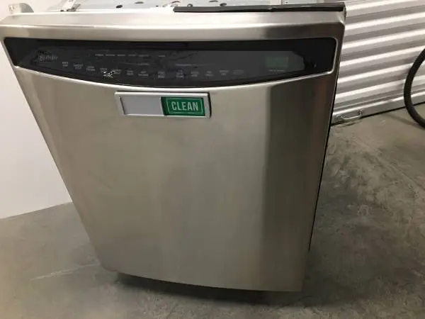 NICE AND CLEAN - DEPENDABLE GE PROFILE 24” DISHWASHER IN STAINLESS STEEL