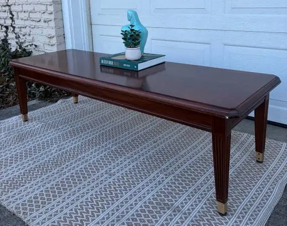 Vintage 1977 GSA Mid-Century Coffee Table by Lycoming Furniture