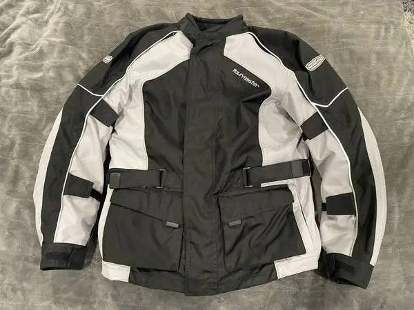 TourMaster Saber 2 Armored Padded Motorcycle Jacket / liner Medium 42