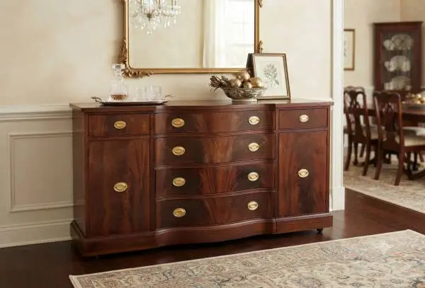 Vintage Mahogany Buffet Fully Restored