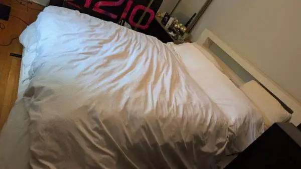 Queen Bed - Adia White Wood Platform Bed by Leanne Ford