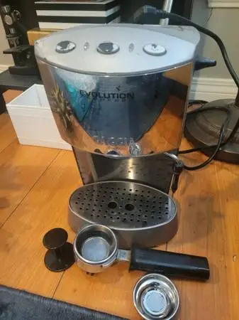 Espresso maker and grinders