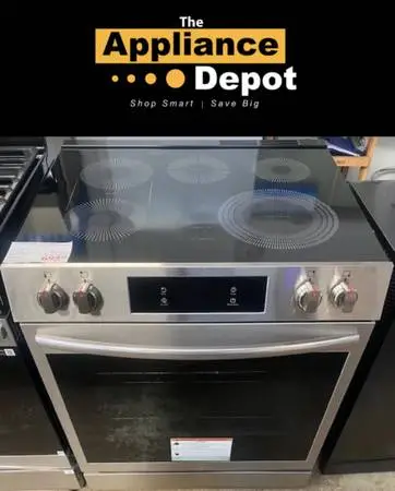 New Frigidaire Electric Slide-In Range