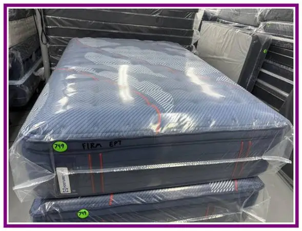 Full Size Sealy Posturepedic Elite Pillow Top Mattress & Box Bed