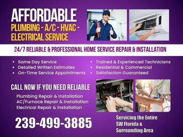 👉AFFORDABLE | PLUMBER | HVAC-AC | ELECTRICIAN | REPAIR & INSTALLATION