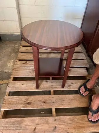 Dark Wood Cocktail Table