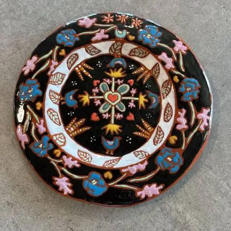 Reed Lehman Decorative Plate- 12X12