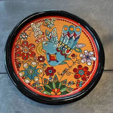 Leslie St. John Clay Mesa Pottery Plate- 12.75