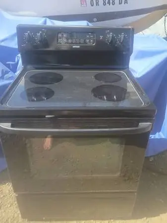 Hotpoint electric stove glass top