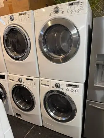 Lg washer and dryer set front loader, set stackable