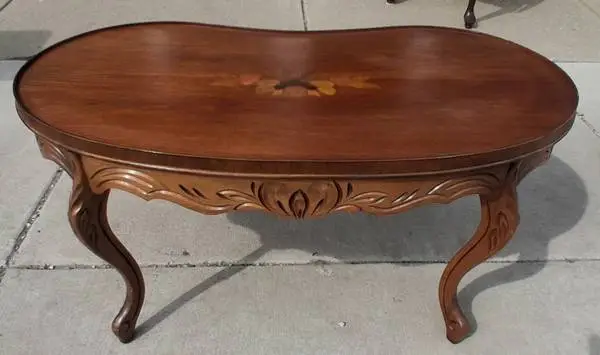 Art Deco Solid Walnut (Inlayed) Coffee Table