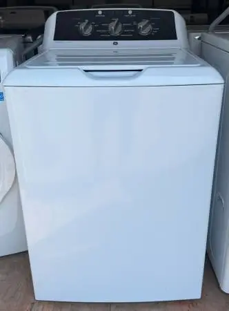 GE 4.2 cu ft Top-Load Washer, White - Agitator, Water Level Control