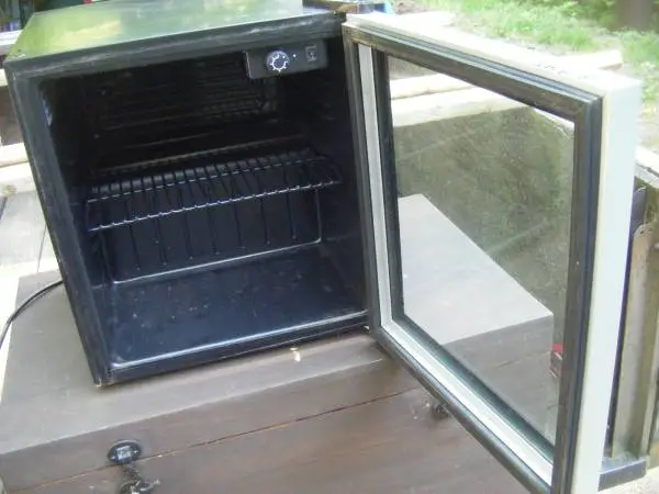 Cube Shaped Mini Fridge ~ This is very Compact ~ Glass Door